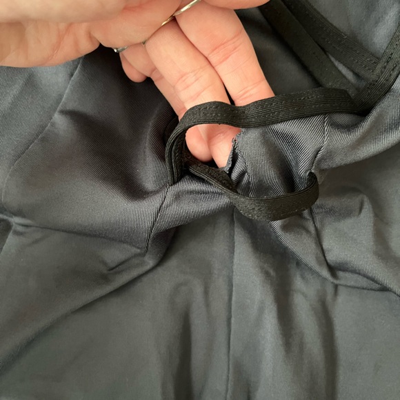 Gaynor Minden charcoal gray strappy ballet leotard XS/S - Picture 3 of 5